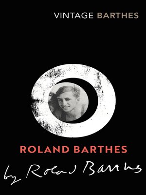 cover image of Roland Barthes by Roland Barthes